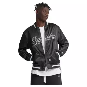 Куртка Starter Black Label Starter Satin College, черный