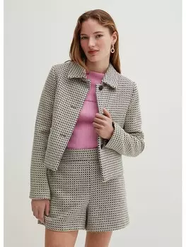 Куртка STEFANEL, цвет schwarz/beige