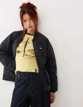 Куртка стеганая черного цвета Obey