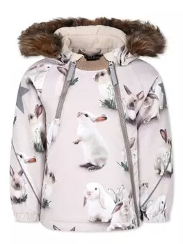 Куртка-стеганая Hopla Fur Molo, нейтральный цвет