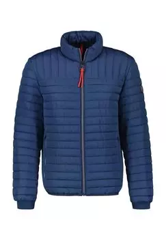 Куртка стеганая, воротник стойка, карманы на молнии, мужская LERROS, цвет Storm Blue