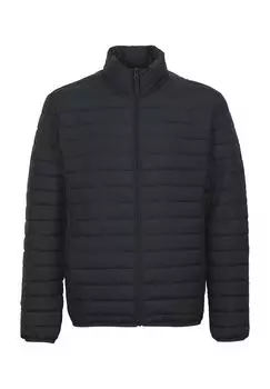 Куртка стеганая, воротник стойка, карманы на молнии, мужская Galeria, черный