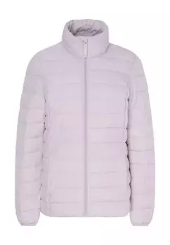 Куртка стеганая, воротник стойка, карманы на молнии, женская GALERIA essentials, цвет Stone