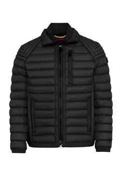 Куртка стеганая, воротник стойка, ветрозащитная, мужская WELLENSTEYN, черный