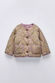 Куртка стеганая ZARA, мультиколор