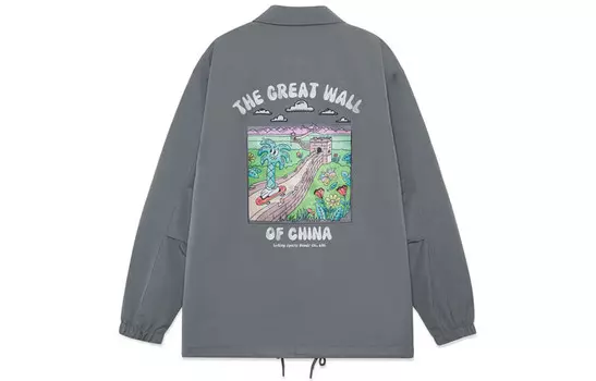 Куртка Steven Harrington X Skateboard для мужчин, серая Lining, серый