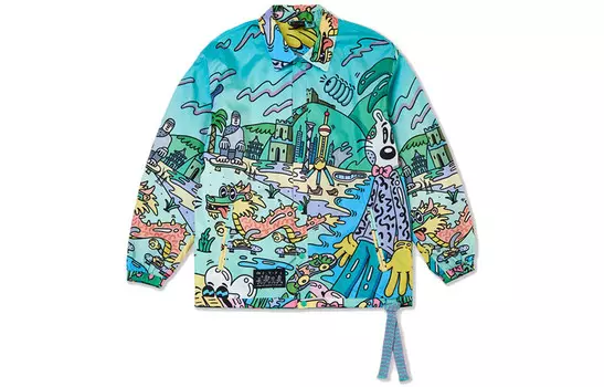 Куртка Steven Harrington X Skateboard унисекс зеленая Lining, зеленый