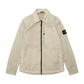 Куртка Stone Island Compass Patch Collared Zip Up 'Plaster', белый