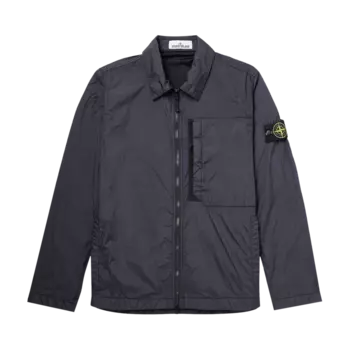 Куртка Stone Island Compass Patch Collared Zip Up 'Navy Blue', синий