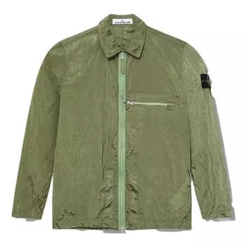 Куртка STONE ISLAND Compass Patch Zip Up Jacket 'Sage', зеленый