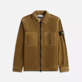 Куртка Stone Island Corduroy Overshirt, цвет Biscuit