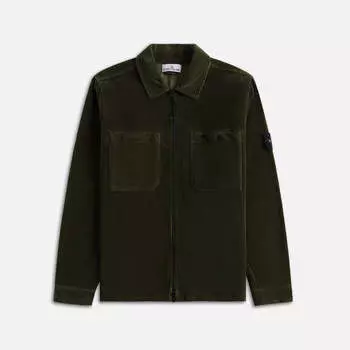 Куртка Stone Island Corduroy Overshirt, цвет Musk