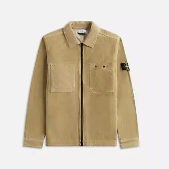 Куртка Stone Island Corduroy Overshirt, цвет Plaster