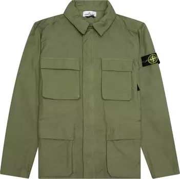 Куртка Stone Island Field Jacket 'Olive', зеленый