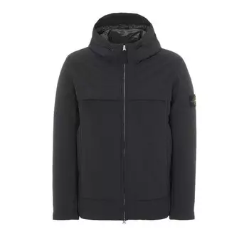 Куртка Stone Island Panelled Hooded Jacket Black, черный
