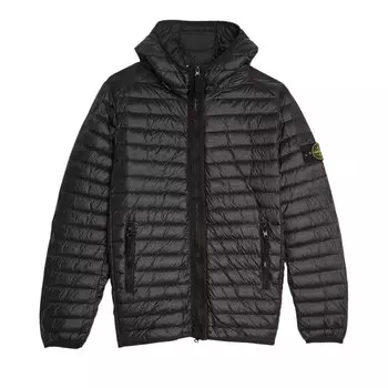Куртка Stone Island Recycled Light Down Hooded 'Black', черный
