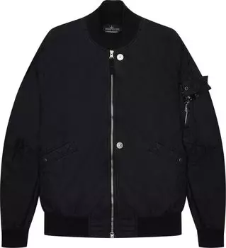 Куртка Stone Island Shadow Project Bomber Jacket 'Black', черный