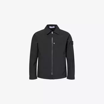 Куртка Stone Island Soft-Shell с воротником, черный