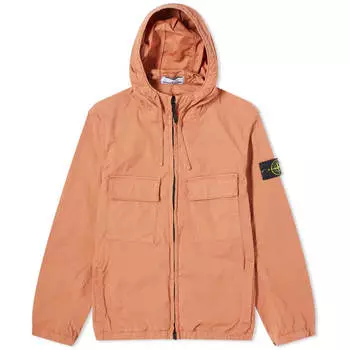 Куртка Stone Island Supima Cotton Twill Stretch-TC Hooded, оранжевый