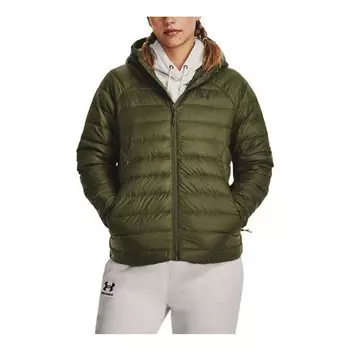 Куртка storm down jacket 'green' Under Armour, зеленый