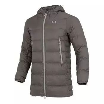 Куртка storm down parka 'brown' Under Armour, коричневый