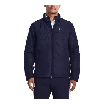 Куртка storm session golf jacket 'midnight navy' Under Armour, синий