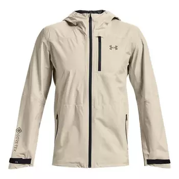 Куртка stormproof gore-tex paclite 2.0 jacket 'beige' Under Armour, бежевый
