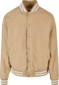 Куртка студенческая URBAN CLASSICS " Urban Classics Men's Light College Jacket" (1 шт.), без капюшона, бежевый