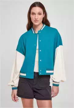 Куртка студенческая URBAN CLASSICS " Urban Classics Women" (1 шт.), без капюшона, цвет Watergreen/Whitesand
