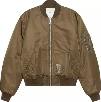 Куртка Stussy Built Reversible Bomber 'Brown', коричневый
