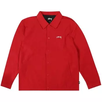 Куртка Stussy Classic Coach Jacket, цвет Burnt Red