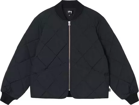 Куртка Stussy Dice Quilted Liner Jacket 'Black', черный