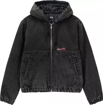 Куртка Stussy Double Dye Work Jacket 'Black', черный
