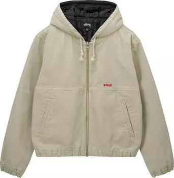 Куртка Stussy Double Dye Work Jacket 'Cream', кремовый
