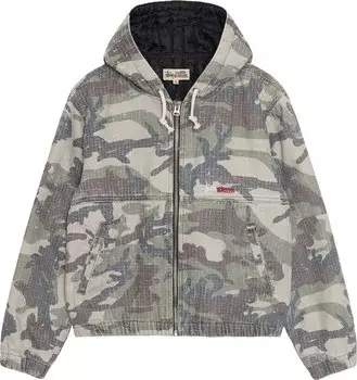 Куртка Stussy Needlepunch Work 'Woodland Camo', разноцветный