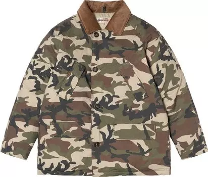 Куртка Stussy x Denim Tears Ripstop Down Army Jacket 'Camo', разноцветный