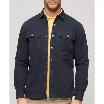 Куртка Superdry Canvas Workwear overshirt, синий