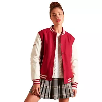 Куртка Superdry College Varisty Bomber, красный