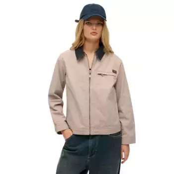 Куртка Superdry Cord Collar Ranch, бежевый