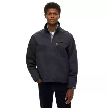Куртка Superdry Cord Collar Ranch bomber, серый