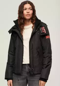 Куртка Superdry для активного отдыха "HOOD MTN WINDBREAKER JKT", черный