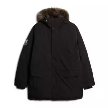 Куртка Superdry Everest Faux Fur, черный