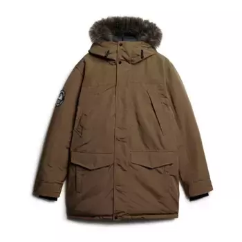 Куртка Superdry Everest Faux Fur, коричневый