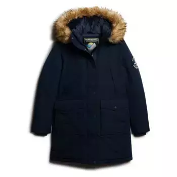 Куртка Superdry Everest Faux Fur, синий