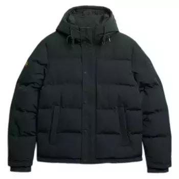 Куртка Superdry Everest Short puffer, зеленый