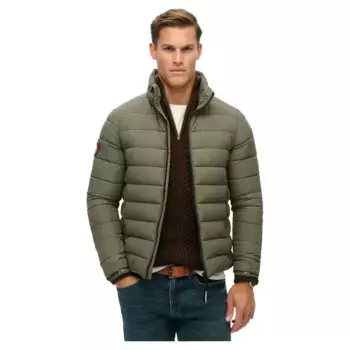 Куртка Superdry Fuji Embroidered Padded, зеленый