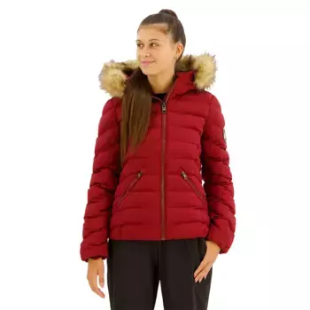 Куртка Superdry Fuji Faux Fur Padded, красный