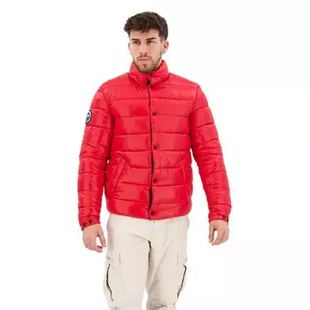 Куртка Superdry High Shine puffer, красный