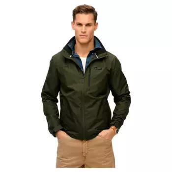 Куртка Superdry Logo Windbreaker, зеленый