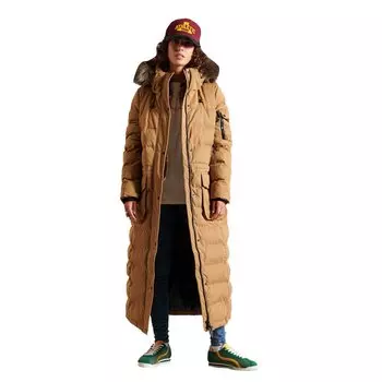 Куртка Superdry MF Expedition Long Line, зеленый
